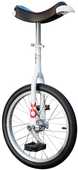 Enhjuling QU-AX OnlyOne 18" vit/svart one-size